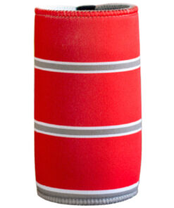 Beach Stripe Pattern Tangerine Neoprene Stubby Holder Can Cooler