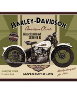 Nostalgic Art Licenced Harley Davidson Knucklehead Fridge Magnet