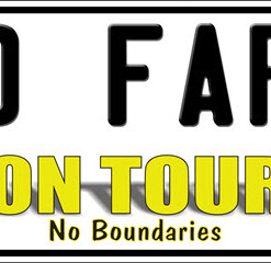 OLD FARTS ON TOUR Novelty Number Plate
