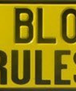 OLD BLOKES RULE Novelty Number Plate