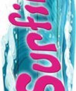 Gone Surfing Pink And Blue Metal Surfboard Sign