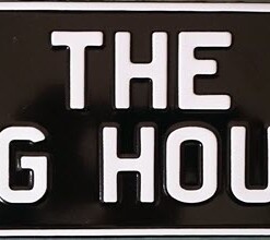 THE DOG HOUSE Novelty Number Plate