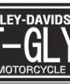 HARLEY DAVIDSON MOTORCYCLE ST-GLYD Novelty Number Plate Sign