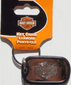 Harley Davidson Dog Tag Keyring Key Chain