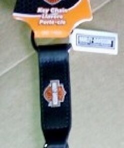Harley Davidson Leather With Logo Strap Keyring Key Chain