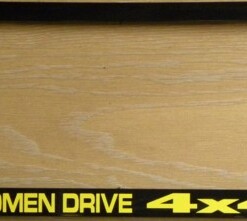 REAL WOMEN DRIVE 4X4s Number Plate Frame Surround