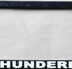 64 THUNDERBIRD Number Plate Frame Surround