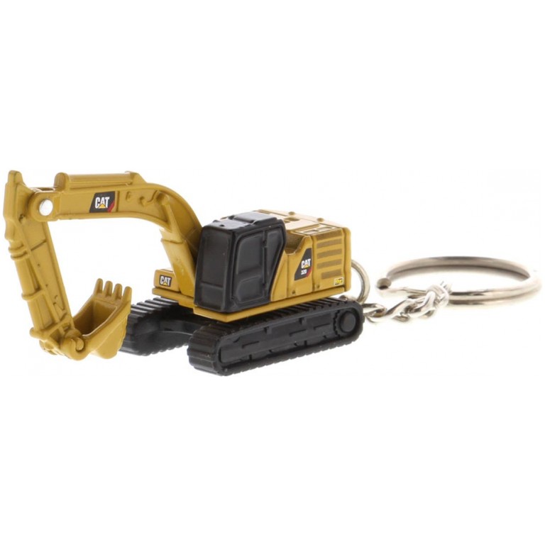 CAT Excavator Key Chain Keyring