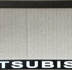 MITSUBISHI Number Plate Frame Surround