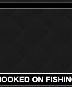 HOOKED ON FISHING Number Plate Frame Surround