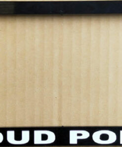 PROUD POPPY Number Plate Frame Surround