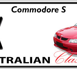 HOLDEN VX COMMODORE S Novelty Number Plate