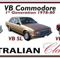 Holden VB Commodore 1st Generation 1978-80 Novelty Number Plate