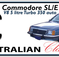 HOLDEN VC COMMODORE SL/E Novelty Number Plate
