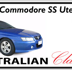 HOLDEN VZ COMMODORE SS UTE 2004-06 Novelty Number Plate