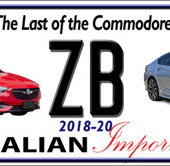 Holden ZB Commodore 2018-20 Novelty Number Plate