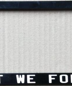 LEST WE FORGET Number Plate Frame Surround