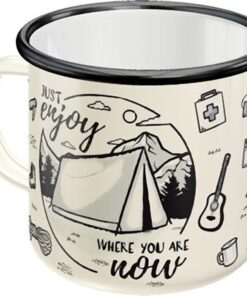 Nostalgic Art The Mountains Are Calling Enamel Mug