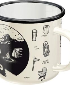 Alternative view of Nostalgic Art The Mountains Are Calling Enamel Mug
