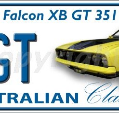 FORD XB GT FALCON 351 Novelty Number Plate
