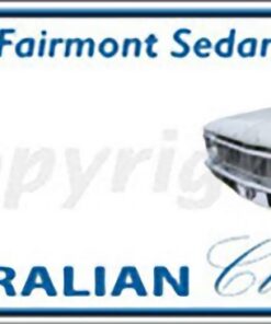 FORD XP Fairmont Sedan Novelty Number Plate