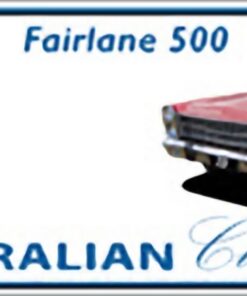 FORD ZD FAIRLANE 500 Novelty Number Plate