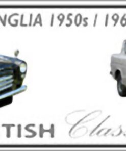 FORD ANGLIA 1950s / 1960s Novelty Number Plate