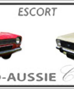 FORD ESCORT Novelty Number Plate