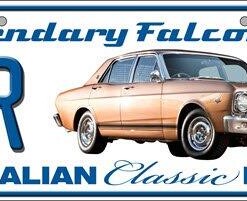 FORD XR LEGENDARY FALCON GT Novelty Number Plate
