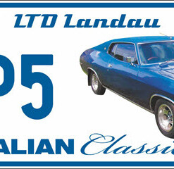 FORD XA P5 LTD LANDAU Novelty Number Plate