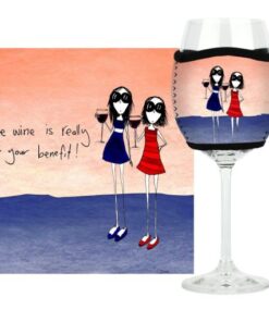 Imagine Ellie 400- 600mls Wine Glass Cooler Benefit