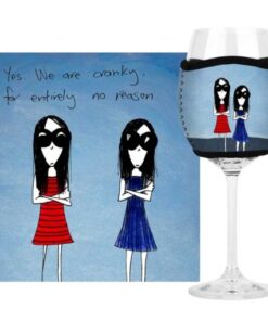 Imagine Ellie 400- 600mls Wine Glass Cooler Cranky