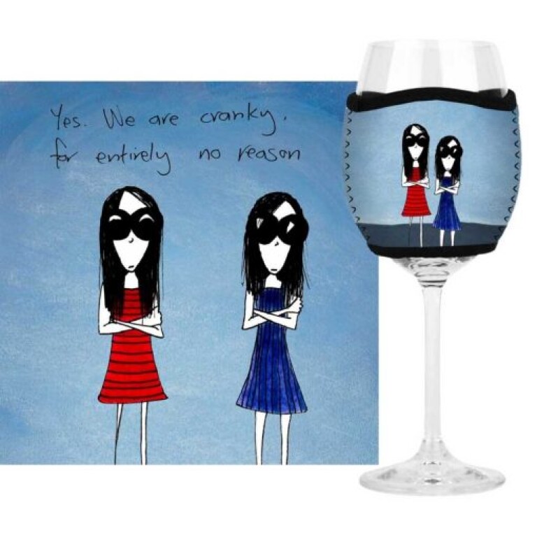 Imagine Ellie 400- 600mls Wine Glass Cooler Cranky