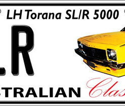 HOLDEN SL/R 5000 Novelty Number Plate