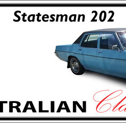 HOLDEN HQ Statesman 202 Novelty Number Plate