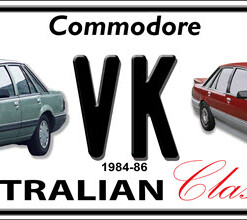 HOLDEN VK Commodore SL & Calais HDT Novelty Number Plate