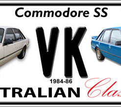 HOLDEN VK Commodore SS Novelty Number Plate