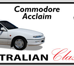 HOLDEN VR Commodore Acclaim Novelty Number Plate