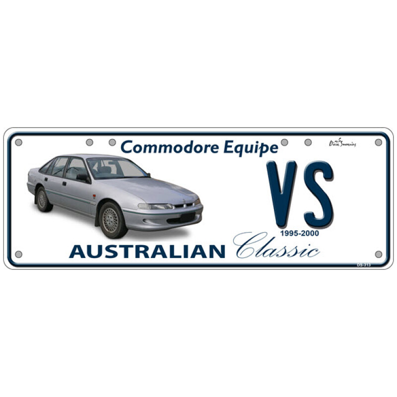 HOLDEN VS COMMODORE EQUIPE Novelty Number Plate