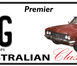 HOLDEN HG Premier Novelty Number Plate