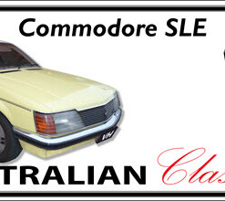 HOLDEN VH Commodore SLE Novelty Number Plate