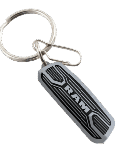 RAM Grill Enamel Key Chain Keyring