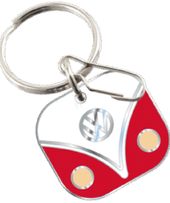 VW Enamel Key Chain Keyring