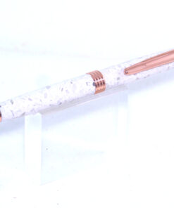Alternative view of White Sparkling Twist Pen from Corian - PEN111