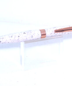 Alternative view of White Twist Pen from Corian - PEN114
