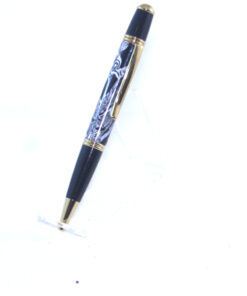 Black and White Twist Pen - PEN126