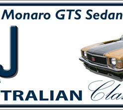 HOLDEN HJ Monaro GTS Sedan Novelty Number Plate