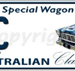 HOLDEN FC SPECIAL WAGON Novelty Number Plate