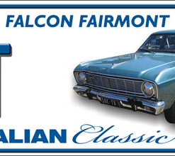FORD XT FALCON FAIRMONT SEDAN Novelty Number Plate