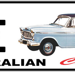 HOLDEN FE SEDAN Novelty Number Plate